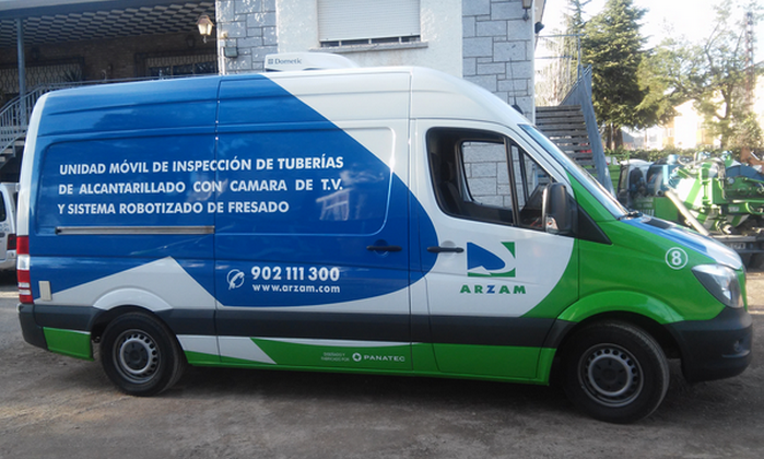inspección tuberías ARZAM Madrid