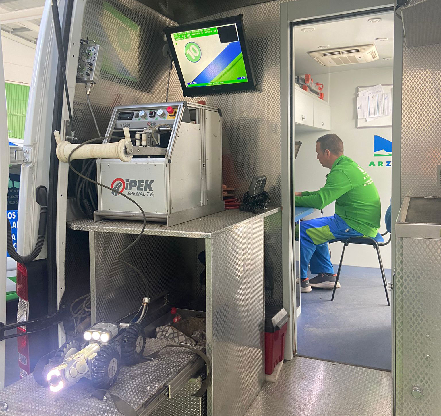 inspeccion tuberias camara tv el boalo